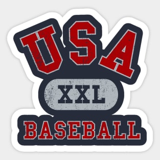 USA Baseball Sticker